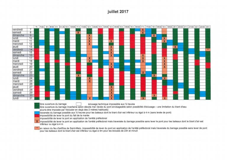 Horaires Barrage De La Rance 2022 Horaires Barrage De La Rance 2022 - Esam Solidarity