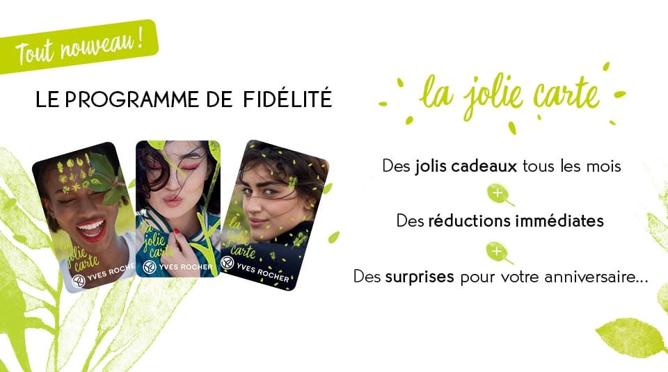 Yves Rocher Nouveau Programme Fidélité – Yves Rocher Carte De Fidélité ...