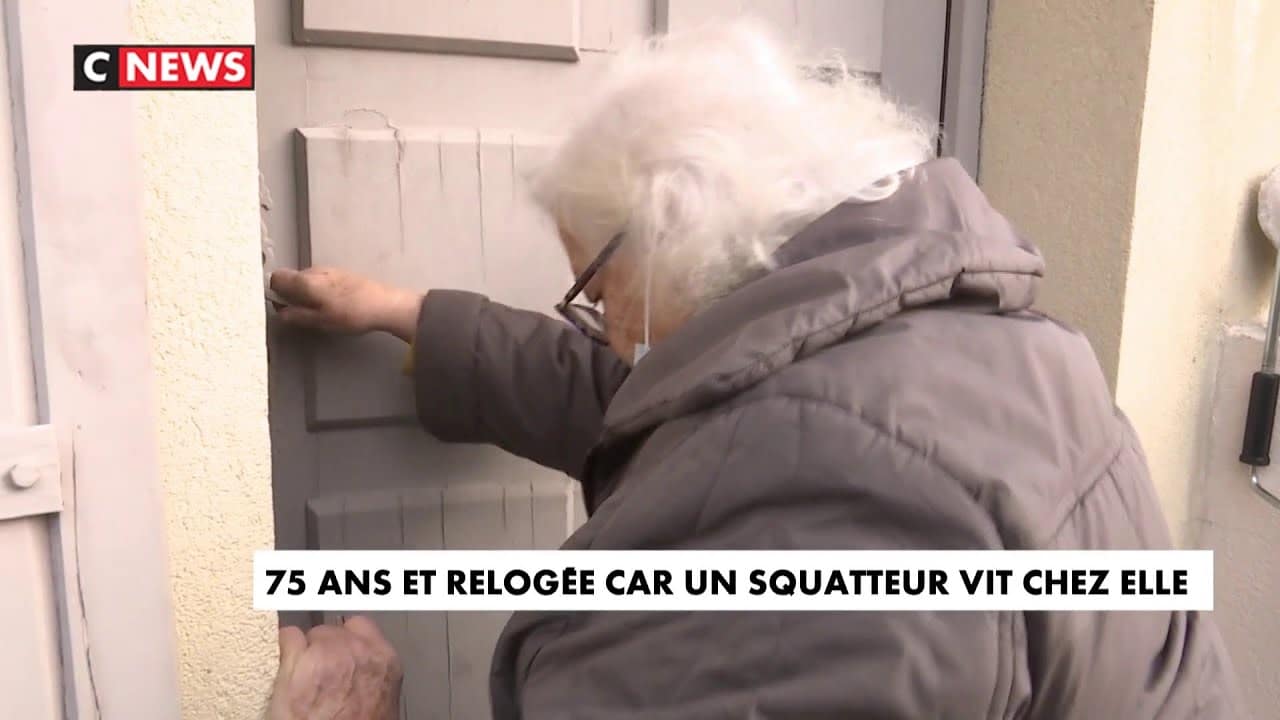 75 ans et relogée car un squatteur vit chez elle