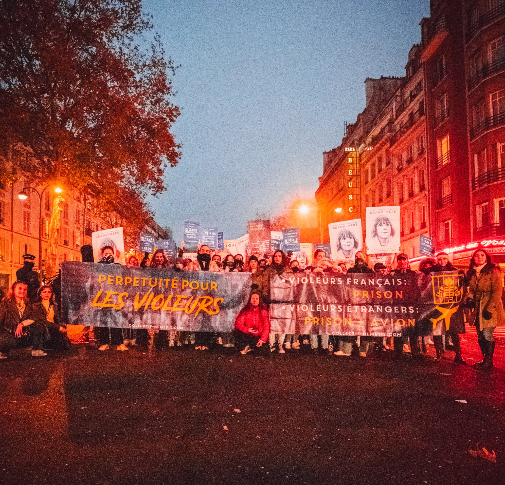 Némésis à la manifestation Nous Toutes : le courage d’un féminisme identitaire en action